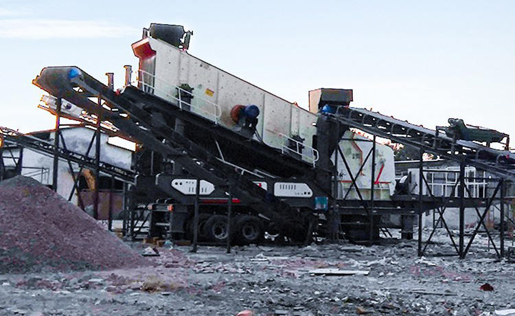 Wheel Type  Mobile Vibrating Screen